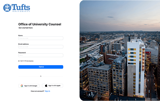 Office of University Counsel Project Page Image